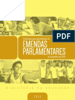MEC - Cartilha Emendas Parlamentares 2015