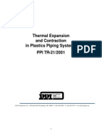 Thermal Expansion and Contraction in Plastics Piping Systems