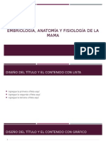 Embriología, Anatomía y Fisiología de 