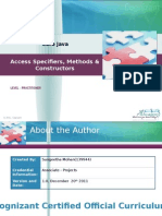 AccessSpecifiers Methods Constructors (Ppt3)