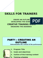 Skills For Trainers: Creative Training Ideas