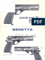 Pistola Beretta Mod. 76 Standard Cal. .22 L.R.
