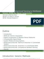 Applciation of Compressive Sensing To Seismic Acquisition WSNs Latest