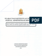 Syarat Dan Ketentuan Penerbitan Jurnal Adm. Bisnis New1