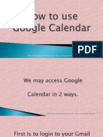 The Basics of Google Calendar