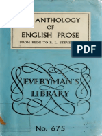 Anthology of English Prose (From Bede To Stevenson) of English Prose (From Bede To Stevenson)