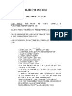 Profit and Loss Formulas & Examples