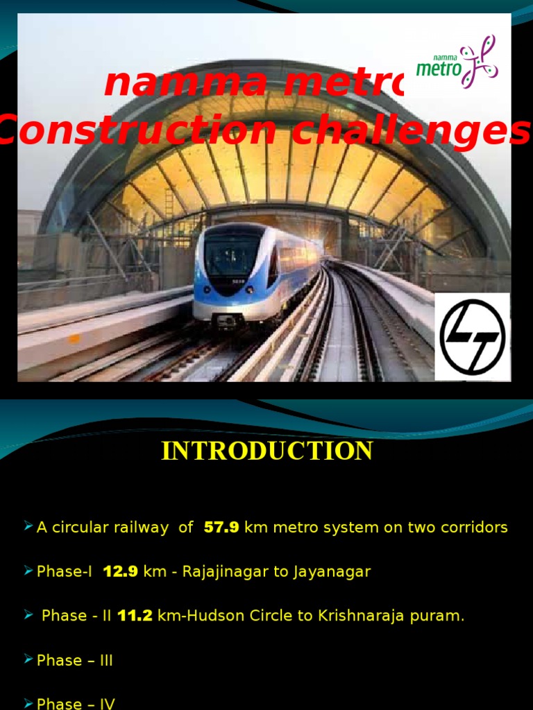 Construction Challengs | PDF | Rapid Transit | Rail Transport