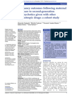 2014 - Pregnancy Outcomes Following Maternal Exposure To Second-Generation Antipsychotics Given With Other Psychotropic Drugs