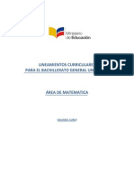 Lineamientos Curriculares Matematica 2do Curso f