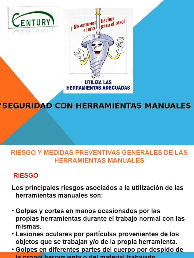 Seguridad en el Uso de Herramientas Manuales | PDF | Herramientas ...