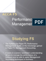 Introduction ACCA F5
