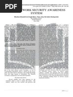 Nsas: Network Security Awareness System: Bhushan Khandelwal, Kapil Misar, Vinay Jain, Ravindra Kadagoudar