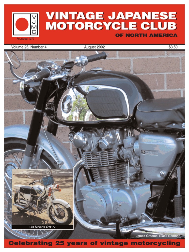 Vintage Japanese Motorcycle PDF | PDF | Carburetor | Motorcycle
