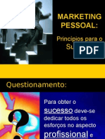 Marketing Pessoal Principios para O Sucesso