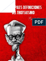 Principales Definiciones Del Trotskismo (Manuel Cáceres)