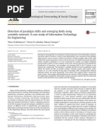 Deteksi Pergeseran Paradigma Dan Bidang Yang Muncul Menggunakan Jaringan Ilmiah Studi Kasus Teknologi Informasi Rekayasa