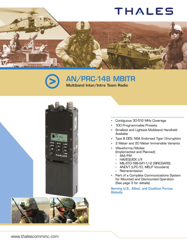 Thales Mbitr | Battery (Electricity) | Telecommunications