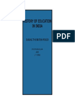 History of Education in India