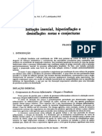 Inflação Inercial, Hiperinflação e Desinflação Notas e Conjecturas