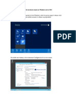 Escritorio Remoto en Windows Server 2012