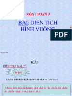 Bài: Diện Tích Hình Vuông: Tailieu.Vn