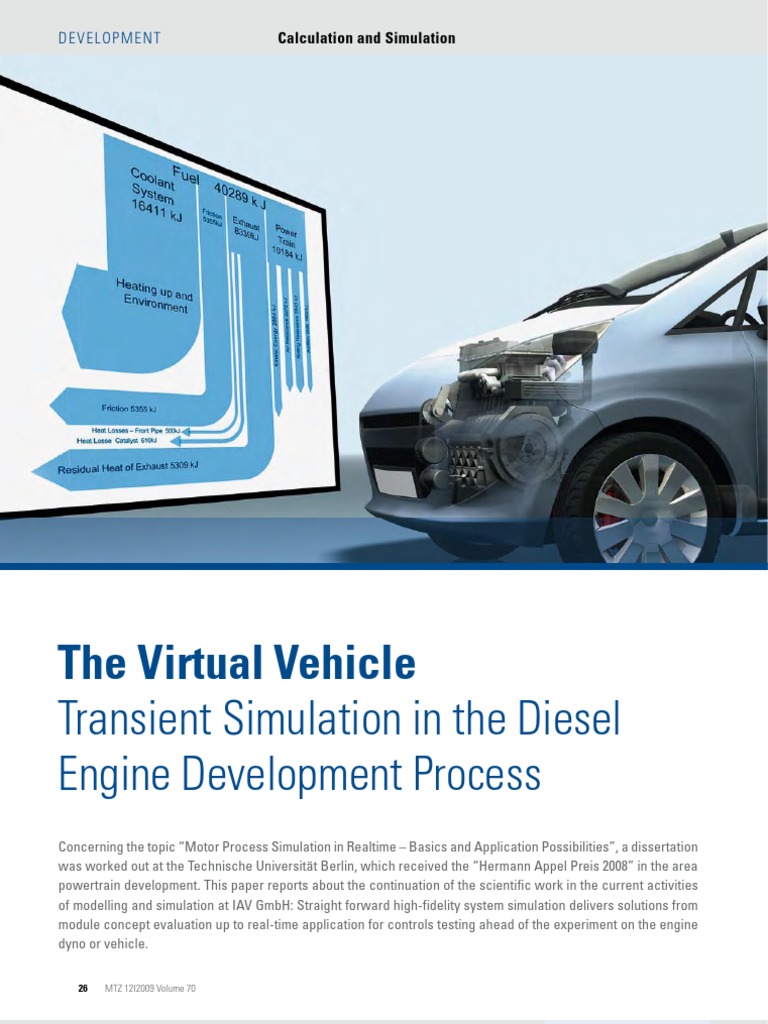 Real-Time Diesel Engine Simulation | PDF | Turbocharger | Simulation
