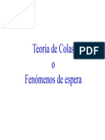 Teoria de Colas o Fenómenos de Espera