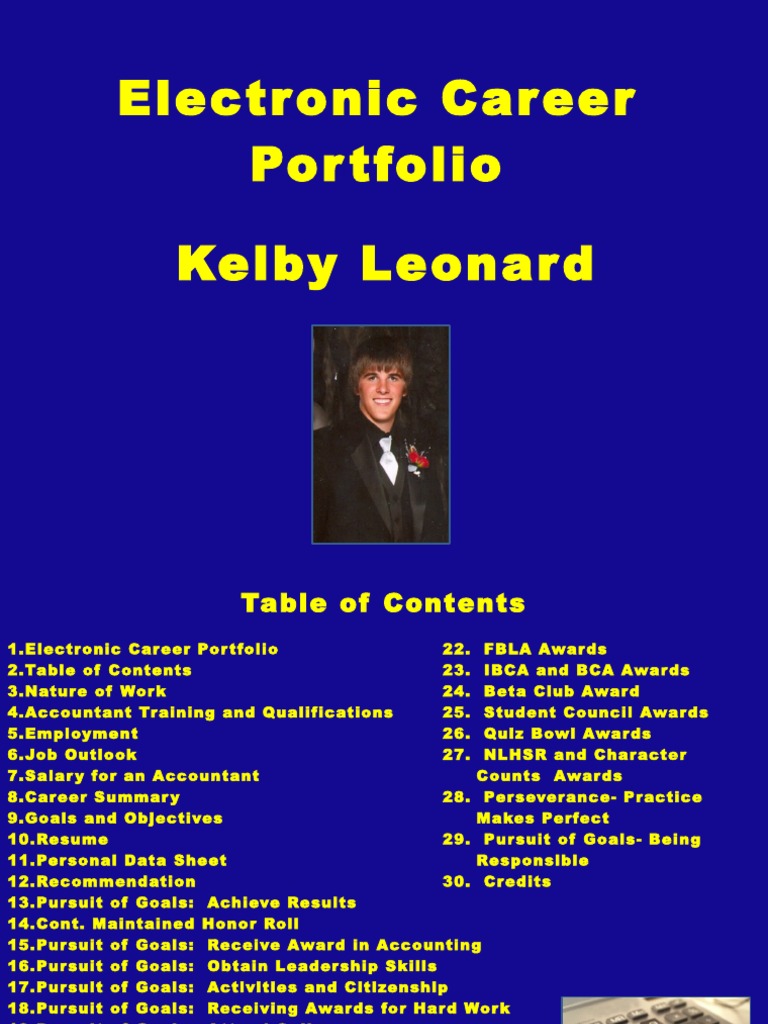 Electronic Career Portfolio FINAL PDF