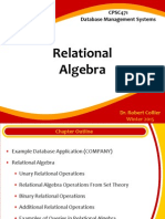 CPSC471 Relational Algebra Lecture Slides