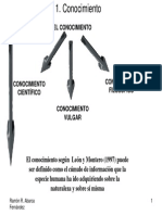 Tipos y Caracteristicas de Conocimiento