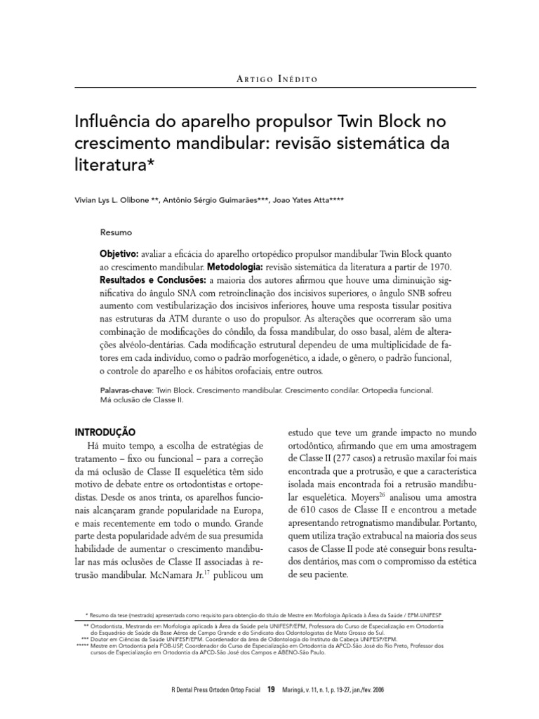 Olibone Et Al2006Revista Dental Press de Ortodontia e Ortopedia