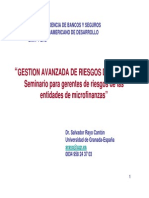 Gestión Avanzada de Riesgos de Crédito