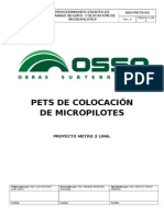PETS - 202 Colocacion de Micropilotes