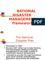 The National Disaster Management Framework