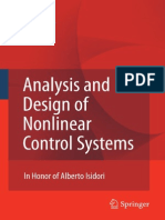 Analysis and Design of Nonlinear Control Systems