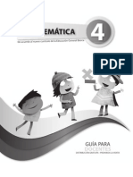 GUIA DEL DOCENTE MATEMATICAS 4to PDF