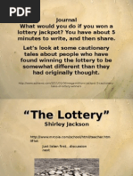 The Lottery by Shirley Jackson: Literary Analysis Chart