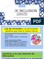 Ley de Inclusion 2015