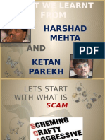 Harshad Mehta and Ketan Perekh