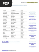 Sports in Chinese Translation