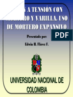 Union Con Mortero y Varillas, E. Flores