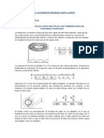 Capas Cilíndricas Bañada Por Fluido