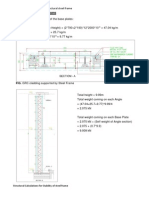 Structural Calculations for Steel Frame