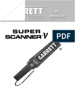 Manual Garrett Super Scanner