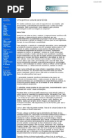 Artigo - Uma Política Cultural para Goiás