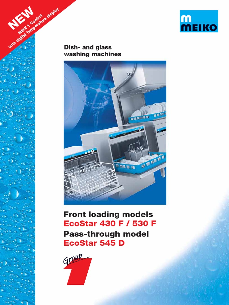 Meiko Ecostar 530f Dishwasher Washing Machine