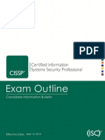 Cissp Exam Outline April 2015