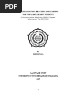 Download ENGLISH LANGUAGE TEACHING AND LEARNING FOR VISUAL IMPAIRMENT STUDENTS by Zaenul Wafa SN268002826 doc pdf