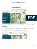 Instructions On How To Build A Customized Map in The Arcgis Online Viewer